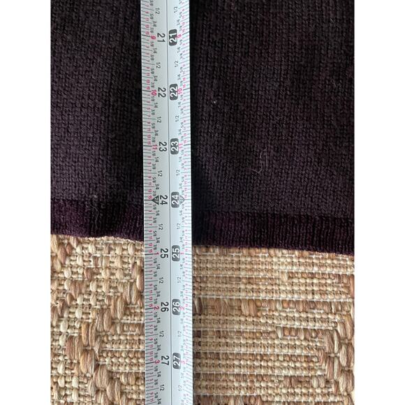 Vtg. Lord & Taylor Wool Blend purple Cardigan Sz 1X button up sweater - Picture 7 of 8